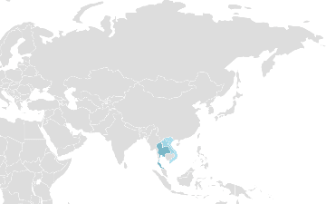 Verbreitung Thai