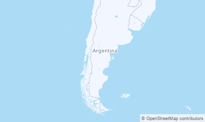 Landkarte von Patagonien