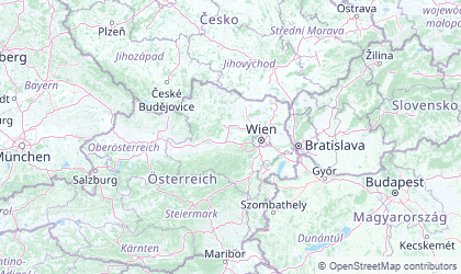 Landkarte von Niederösterreich