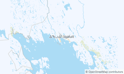 Landkarte von Nunavut