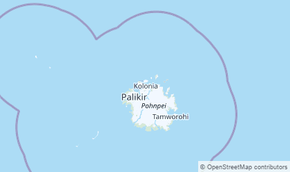 Landkarte von Pohnpei