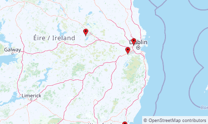 Landkarte von Leinster