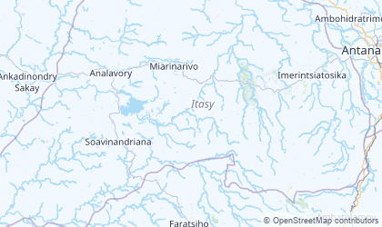 Landkarte von Itasy