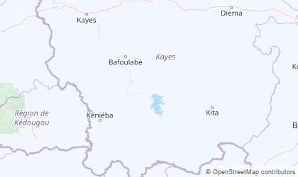 Landkarte von Kayes