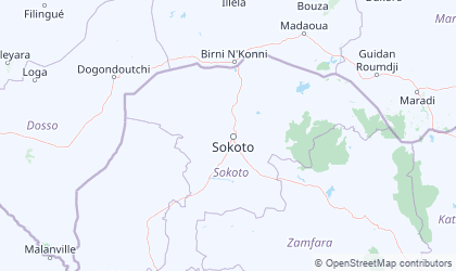 Landkarte von Sokoto