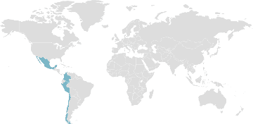 Weltkarte der Mitgliedsländer: Pazifik Allianz