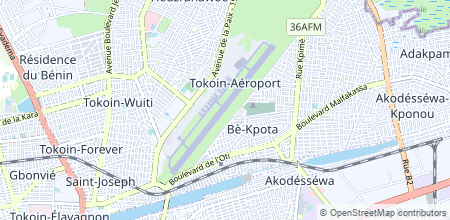 Lomé-Tokoin Airport auf der Landkarte