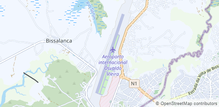 Osvaldo Vieira International Airport auf der Landkarte