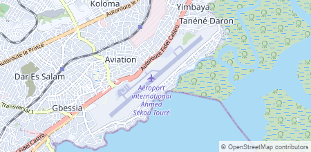 Conakry International Airport auf der Landkarte