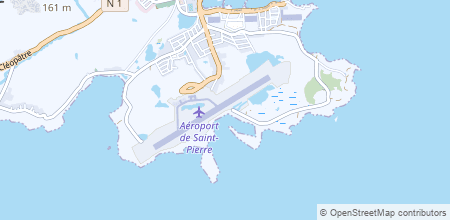 St Pierre Airport auf der Landkarte