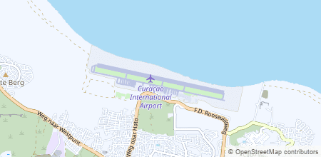 Hato International Airport auf der Landkarte
