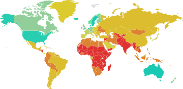 Durchschnittseinkommen nach Ländern