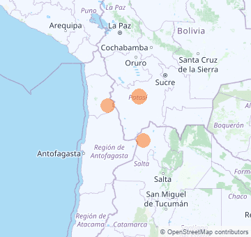 Jüngste Erdbeben in Bolivien
