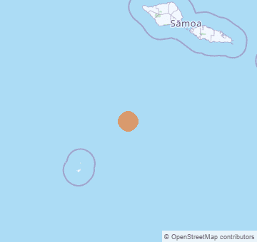 Jüngste Erdbeben in Samoa
