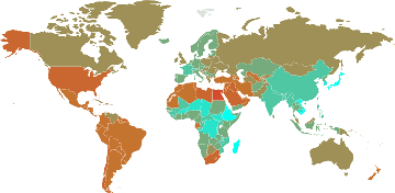 Durchschnittliche Körbchengröße weltweit