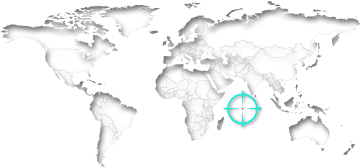das Britische Territorium im Indischen Ozean auf der Weltkarte