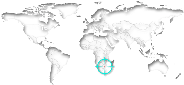 Eswatini auf der Weltkarte