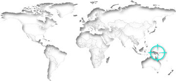 Papua-Neuguinea auf der Weltkarte