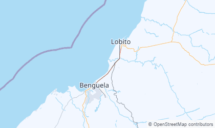 Landkarte von Benguela