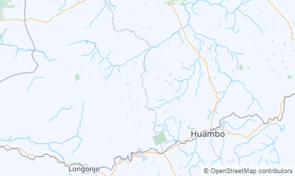 Landkarte von Huambo
