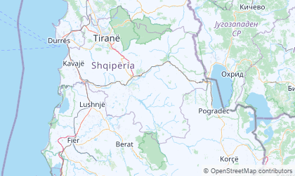 Landkarte von Elbasan