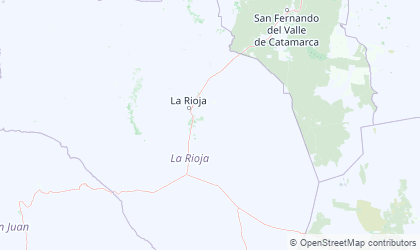 Landkarte von La Rioja