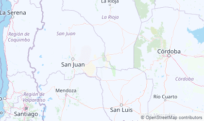 Landkarte von Nuevo Cuyo
