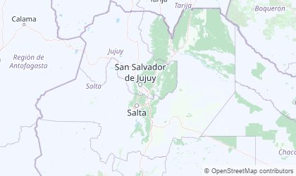 Landkarte von Salta