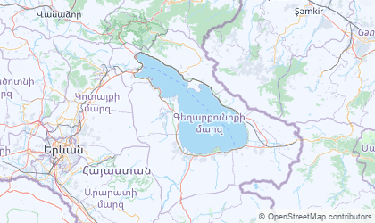 Landkarte von Geghark'unik'i Marz