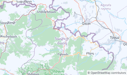 Landkarte von Tavush