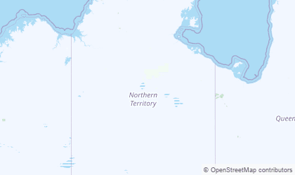 Landkarte von Northern Territory