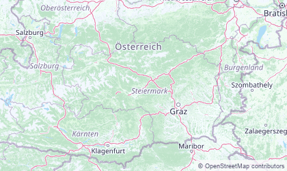 Landkarte von Steiermark