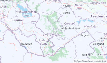 Landkarte von Karabakh