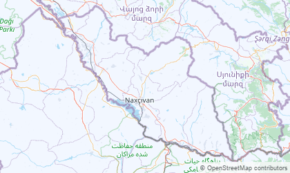 Landkarte von Nakhchivan