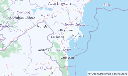 Landkarte von Talysh