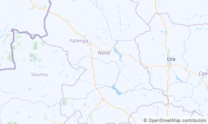 Landkarte von Nord-Burkina Faso