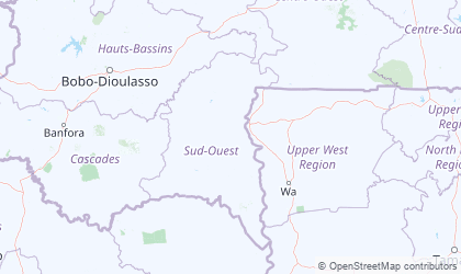 Landkarte von Southwest
