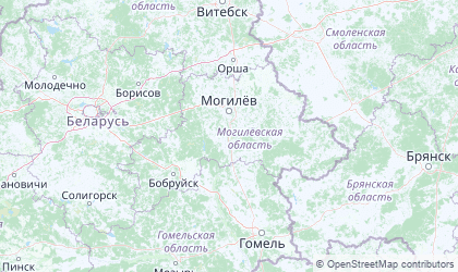 Landkarte von Mogilev