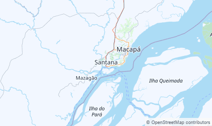 Landkarte von Amapá