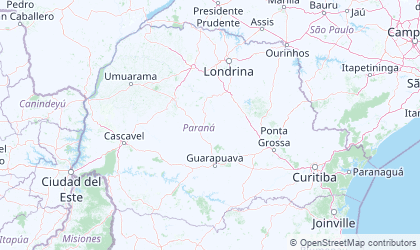 Landkarte von Paraná