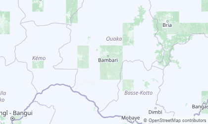Landkarte von Ouaka