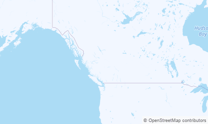 Landkarte von British Columbia