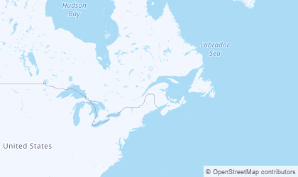 Landkarte von Quebec