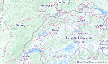 Landkarte von Espace Mittelland