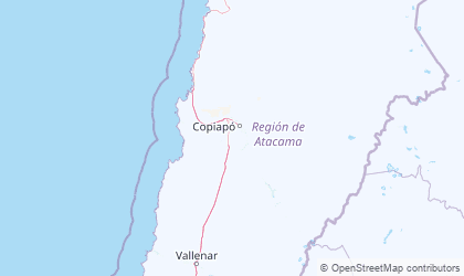 Landkarte von Atacama