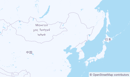 Landkarte von Nordchina (Huáběi)