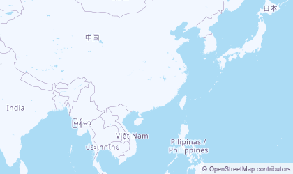Landkarte von Zentral- und Südchina (Zhōngnán)