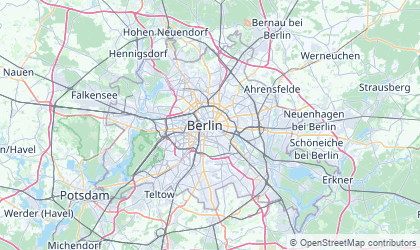 Landkarte von Berlin