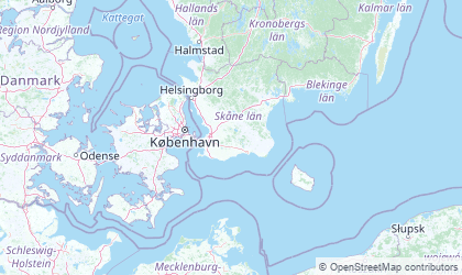 Landkarte von Hovedstaden