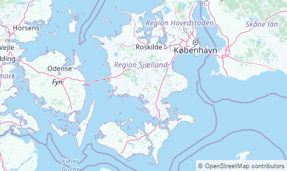Landkarte von Seeland